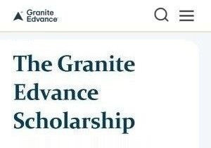 The Granite Edvance Scholarship